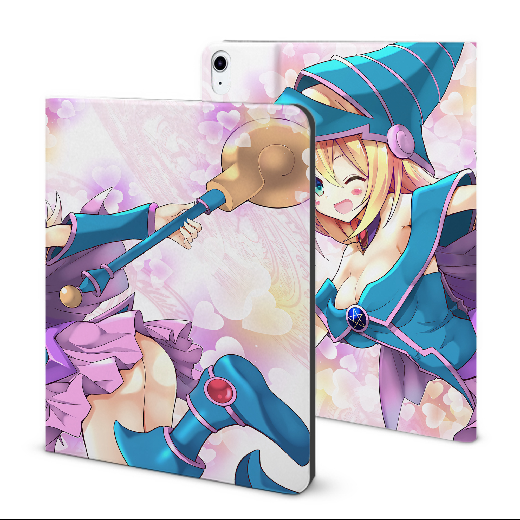 （画像用） 遊☆戯☆王 Yu-Gi-Oh! IPad ケース ブック型 PUレザー TPU 耐衝撃 軽量 薄型 ペン収納なし 全面保護 IPad 各モデル対応